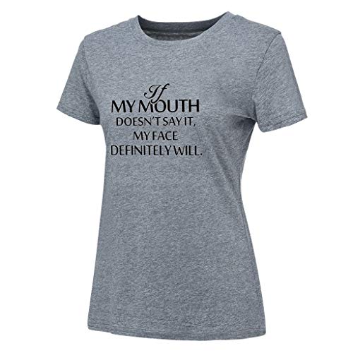 LuluZanm Letter Print T-Shirt for Women Sale Ladies Fashion O-Neck Short Sleeve Blouses Basic Summer Tops Plus S-5XL
