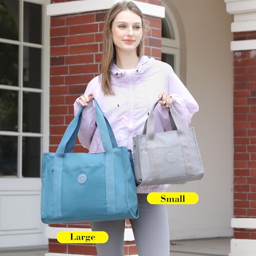 AOCINA Small Tote Bag for Women with Zipper Satchel Bags Crossbody Tote Purse Shoulder Handbags for Work Nurse College Gift3