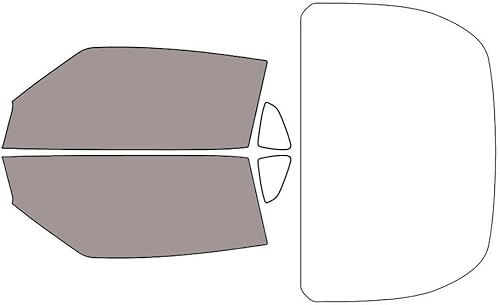 Vista 31 de Rvinyl Kit de tinte de ventana compatible con Nissan 370Z Coupé 2009-2019 - Negro 20% - Película de una sola capa sin burbujas - Kit completo
