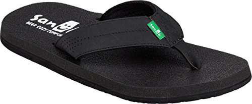 Preisvergleich Produktbild Sanuk Unisex Bieruntersetzer Flipflop, Schwarz, 43 EU