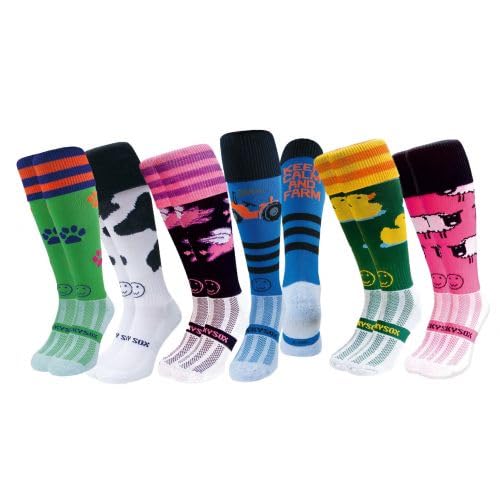 Chaussettes de sport Wacky Sox pour adulte lot de 6 paires respirantes taille 41-46