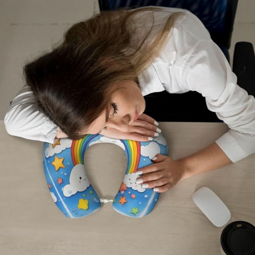 Almohada de viaje espuma viscoelástica tamaño estándar miniatura 7