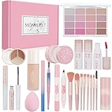 Makeup Sets For Women Full Kit Makeup Kit For Girls Teens Gift All in One Compact Pink Makeup Set