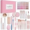 Makeup Sets For Women Full Kit Makeup Kit For Girls Teens Gift All in One Compact Pink Makeup Set