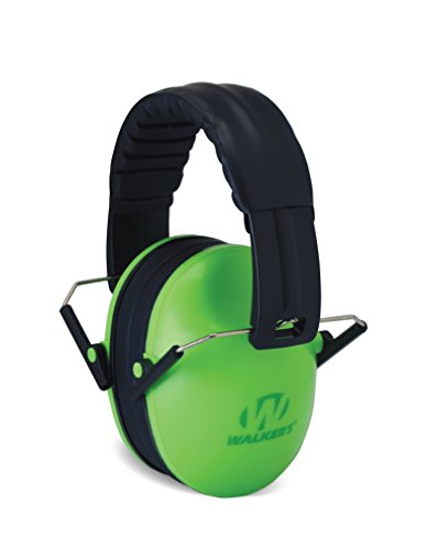 Walkers Game Ear Children's Passive Folding Ear Muff, Lime/Green