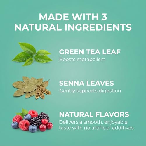 Hyleys Slim Tea Cranberry Flavor - Weight Loss Herbal Supplement Cleanse and Detox - 25 Tea Bags (6 Pack)