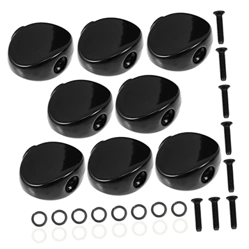 Vaguelly 8pcs Guitar Tuning Pegs Button Head Knobs for Bass Acoustic Electric Guitars