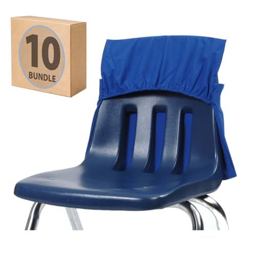 Seat Sack Bundle of 10: Elastic Back 12-17 Blue