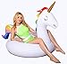 dreambuilderToy Giant 5ft Inflatable Unicorn Pool Float Unicorn Ring Swim Unicorn Tube Fun Party Toy Adult Kid