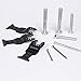EZARC Carbide Oscillating Saw Blades, Multitool Blades Quick Release for Hard Material, Hardened Metal, Nails, Bolts and Screws, 3-Pack