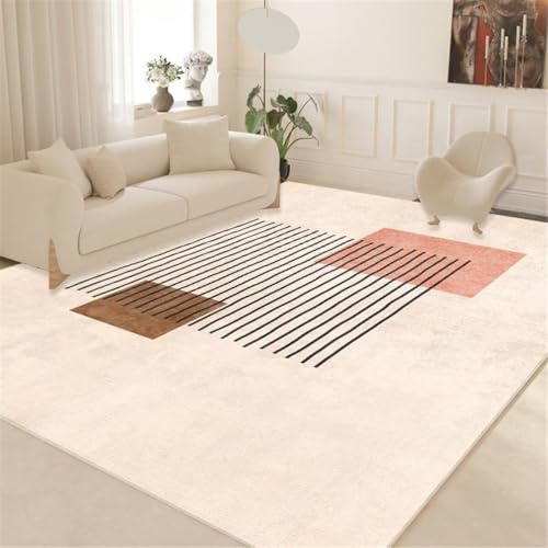Tapis dry chambre ado fille au design moderne de ligne simple et élégante - 2