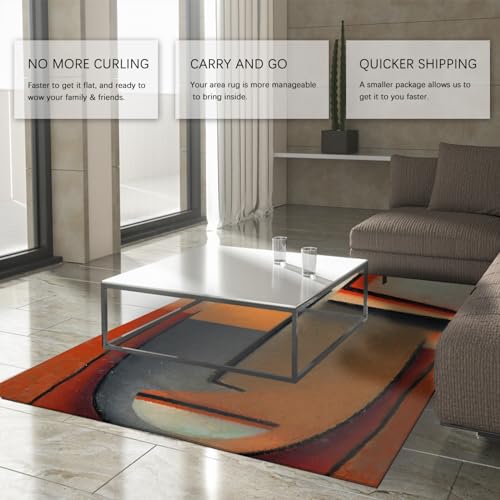 Tapis de tête abstraite anti-poussière pour salon - 6