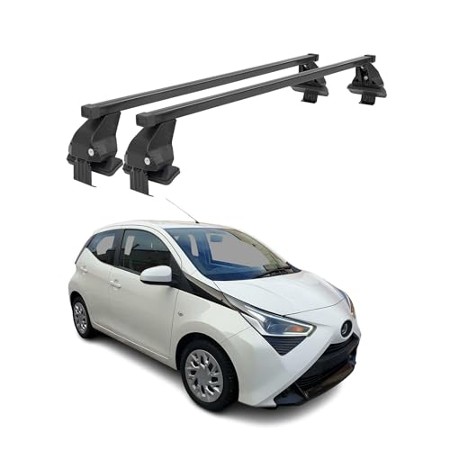 Menabo Dachträger Querstäbe kompatibel mit Toyota Aygo II