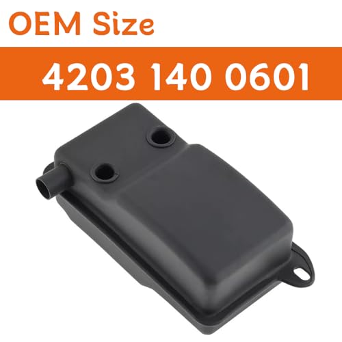 Image of 4203 140 0601 Muffler for For Stihl Blowers BR320, BR340, BR380, BR400, BR420, SR320, SR340, SR400, and SR420 - OEM Replacement Part for Enhanced Efficiency