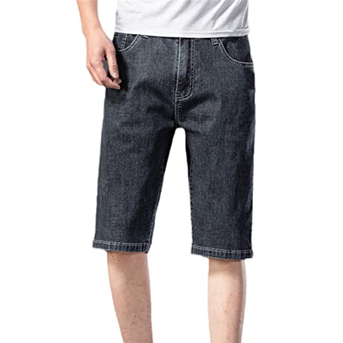 Bermuda d'été extensible coton Kelsiop anti-serrage grande taille