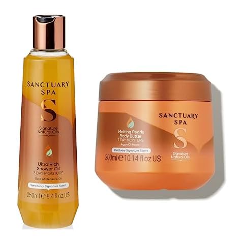 Sanctuary Spa Shower Oil and Body Butter Cover