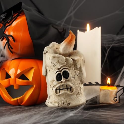 Mini figurines d'halloween pour composer un terrarium d'automne et décorer un buffet