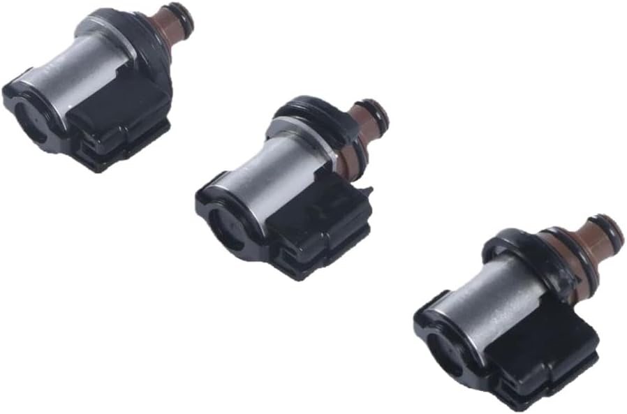 Torque Converter Lock Up Solenoid 3PCS 31825AA050 Compatible With Lineartronic CVT TR580 Transmission Automatic