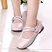 Egmy Infant Kids Girl Shoes Small Leather Shoes Single Shoes Dance Shoes Girls Performance Cute Fashion Shoes Pink