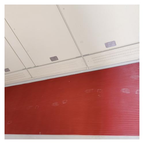 Distribution Room Rubber Insulating Switchboard Mat 3' Width, Dielectric Non-Conductive High Voltage Safety Mat for Work Spaces, Electrician's Electric Shock Protection Pads(Red,LxWxT 29' x 3 1/5' x 1