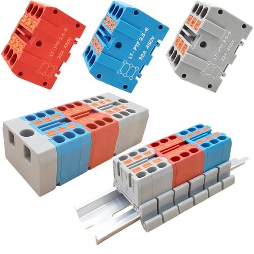 Connecteurs rail DIN CESFONJER pour sécuriser le câblage de panneau électrique industriel