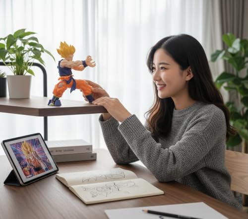 Image of Goku Action Figure 16 CM Dragon Ball Anime Collectible Collectibles | PVC Action Figure for Fans & Adults - Goku - 16 CM