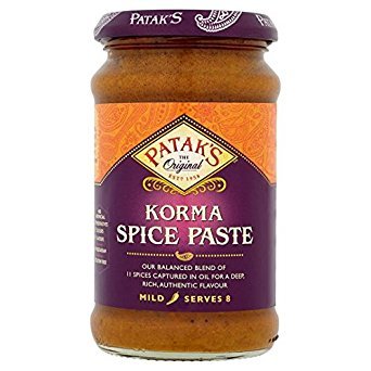 Patak's Mild Korma Curry Paste Coconut and Coriander 6x290g Jars