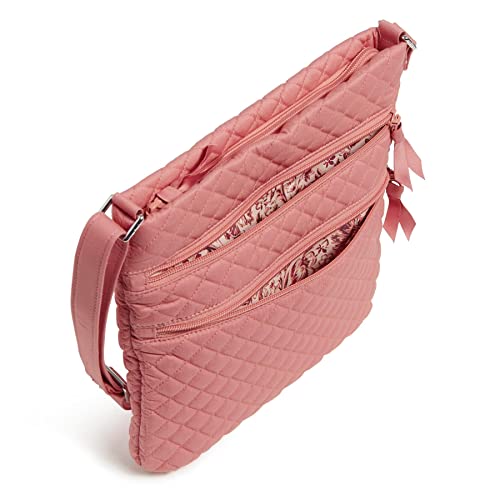 Image of Vera Bradley Women's Cotton Triple Zip Hipster Crossbody Purse