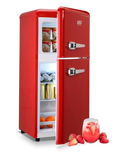 KRIB BLING Refrigerator Freezer 3.5 Cu.Ft 7 Level