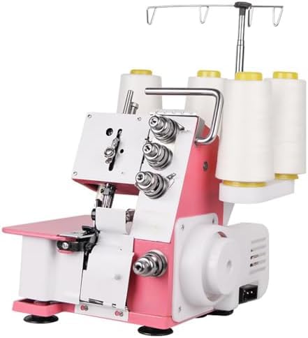 XNZJHPP Máquina de Coser Overlock de Alta Resistencia 1200RPM con Luz LED, Grosor de Costura de 3.5mm, Ancho Ajustable de 4.7-5.7mm, Confección en Casa y Proyectos de Costura XNZJHPP Máquina de Coser Overlock de Alta Resistencia 1200RPM con Luz LED, Grosor de Costura de 3.5mm, Ancho Ajustable de 4.7-5.7mm, Confección en Casa y Proyectos de Costura