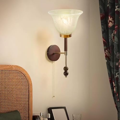 Image of Ceiling Fan Shade, Glass Shade Replacement Bell Mini Whtie Shade for Lamps, 4 Inch H x 6.3 Inch Diameter (Snowflake Plaster, 3-Pack)