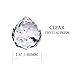 SINEHE Clear Crystal Prism Ball Suncatchers Window Prisms Suncatcher, 40MM / 3 Pack