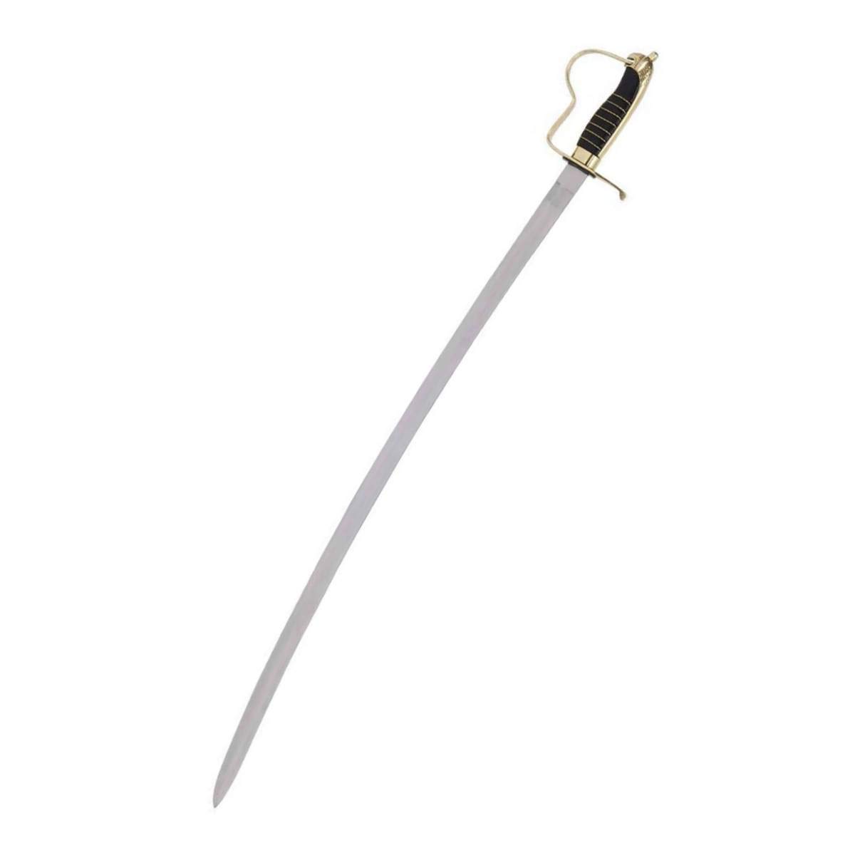 Haller Säbel Offizier mit Scheide, 110cm, Gold-Silber, Stahl