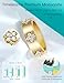 TIMELESSTAR Clover Moissanite Rings for Women Wedding Bands 925 Sterling Silver 14K Chunky Gold Plated Non Tarnish Stackable Dainty Diamond Ring Promise for Her Engagement Eternity Anniversary Size 8