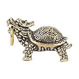 Geschenk für kollegen – kreativer schlüsselanhänger aus messing, schildkröten-schlüsselanhänger, drachenschildkröte, feng-shui-anhänger für männer, frauen, geschenk für älteste.