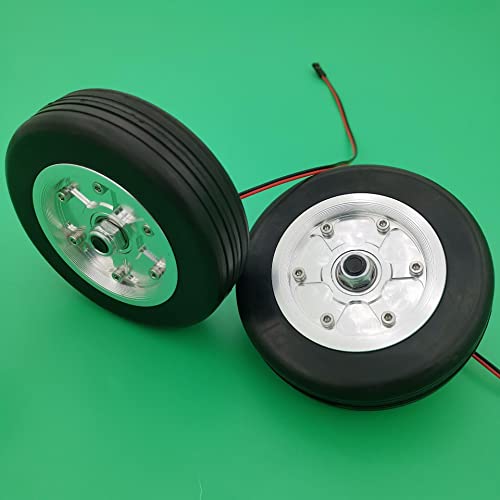 Electric Brake Wheel For Rc Airplane Turbine Jet 102 115Mm Shaft 8Mm Gear Accessories - (Color: Full Set Of 115Mm) #TOP2
