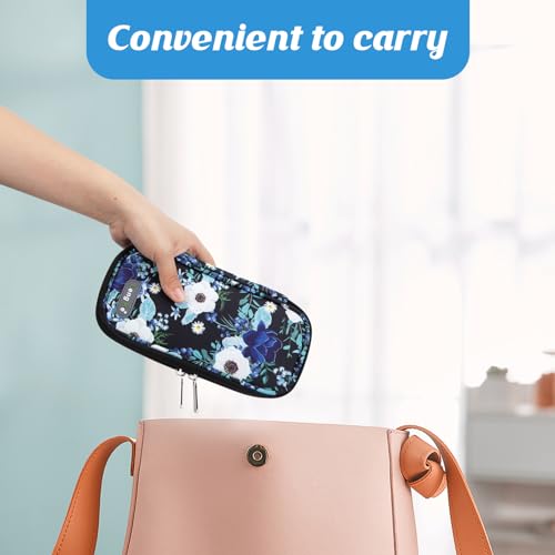 Image of YOUSHARES Insulin Cooler Travel Case - Portable Refrigerated Medicine Case for Insulin Pen, Medication and Diabetic Supplies with 2 TSA Approved Ice Pack