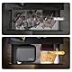 ProCase Friseurtasche Ölbeständige Tragetasche für mehre Haarschneider Scheren und Zubehör, Friseur Werkzeugtasche Trimmer Organizer Tasche Aufbewahrungsbox für Friseur Zubehör Friseurbedarf -Schwarz
