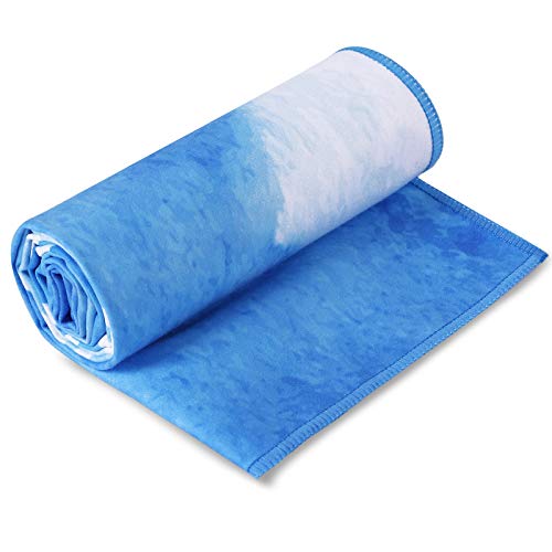 Microfiber Towel for Travel Sports, Super Absorbent Fast Drying Microfiber Travel Towel Super Compact Soft Gym Towel for Beach Backpacking Camping Swimming Yoga - 12 x 40 Inch