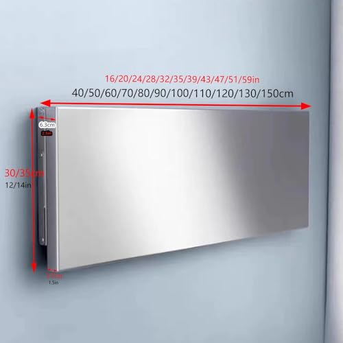 Bureau pliable mural en acier inoxydable pour optimiser les petits espaces - 4