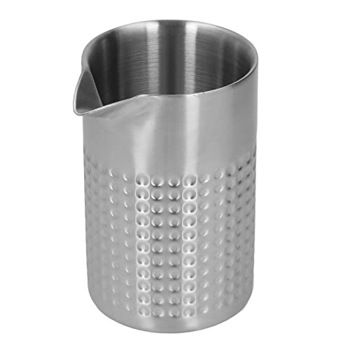 SHOUKAII Vaso Mezclador for Barman, Vaso Mezclador de Esmerilado de Doble Pared for Bar