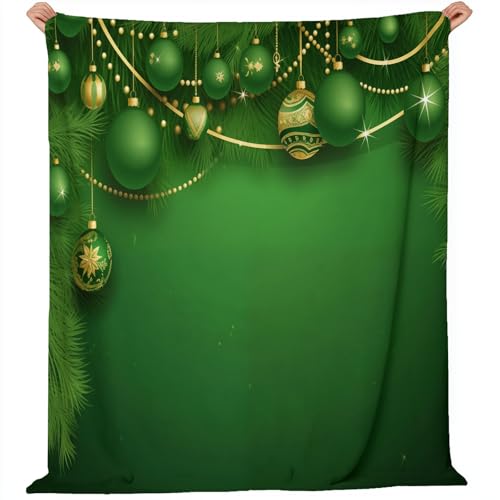 Couvre-lit d'hiver Or Vert aux Finitions Soignées de Haute Densité