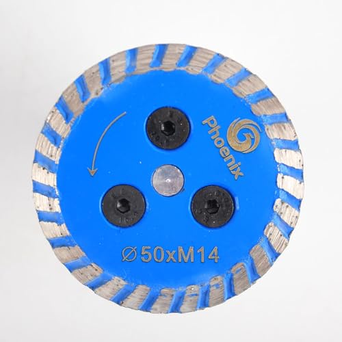 Klenbo 50mm Mini Diamond Saw BIade with Removable M14 FIange for Tile Granite Marble Stone Mini Diamond Cutting Disc Blade 3 Klenbo 50mm Mini Diamond Saw BIade with Removable M14 FIange for Tile Granite Marble Stone Mini Diamond Cutting Disc Blade - Image 3