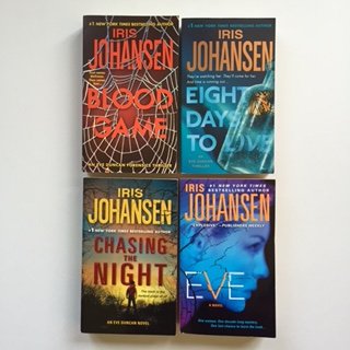 Iris Johansen (Set of 4) #9: Blood Game; #10: Eight Days to Live; #11: Chasing the Night; #12 ...