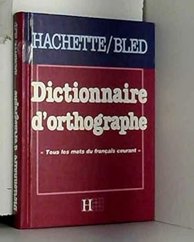 Hardcover Dictionnaire d'orthographe... Book