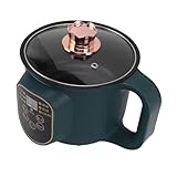 Casseruola elettrica portatile per pasta elettrica, 1,8 l, fornello per feste in ufficio, 600 W, portatile, facile da pulire, per casa, ufficio, feste, ecc
