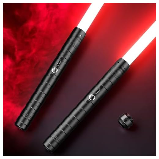 STYPLZ 2 en 1 Sable de Luz,15 Colores LED Recargable con 4 Sonido, 2 Unidades 77cm para Niños/Adultos, Disfraz Halloween Cosplay Guerra de Las Galaxias