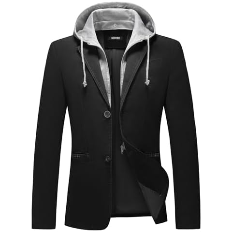 KUDORO Slim Fit Casual Blazer Jacket Cover
