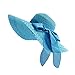 TININNA Donna pieghevole Boemia fiocco Cappello falda larga da sole cappello di paglia da spiaggia cappello estate cappello estate sole cappelli spiaggia cappello spiaggia di sabbia sole cappelli blau