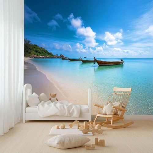 Fresque murale mer géante 250x175 cm en intissé 3D haute définition w.2083 - 5
